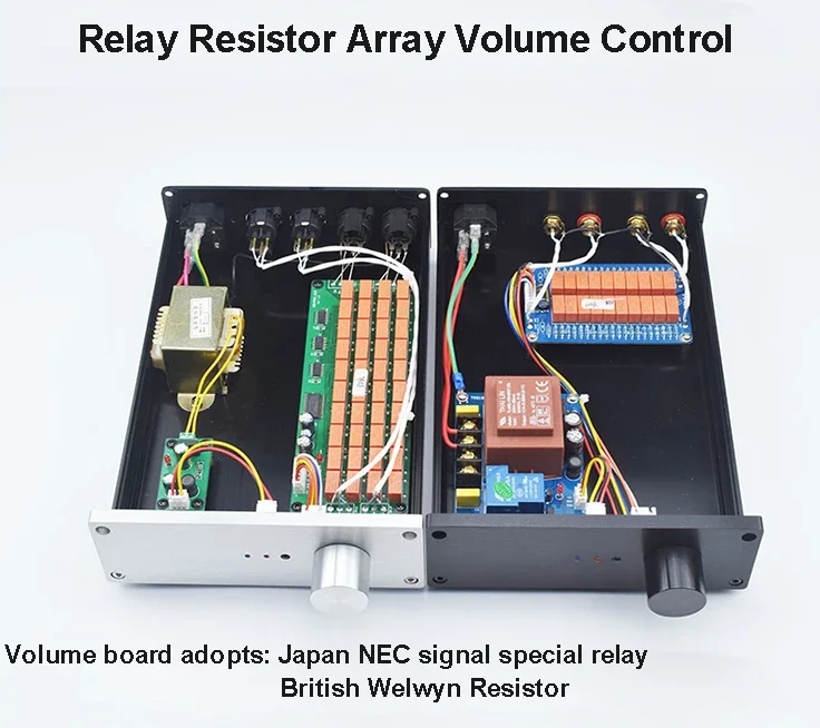 HiFi Audio Passive Remote Control Volume Control APLS Amplifier Preamp Motor Potentiometer Relay Adjusts Volume