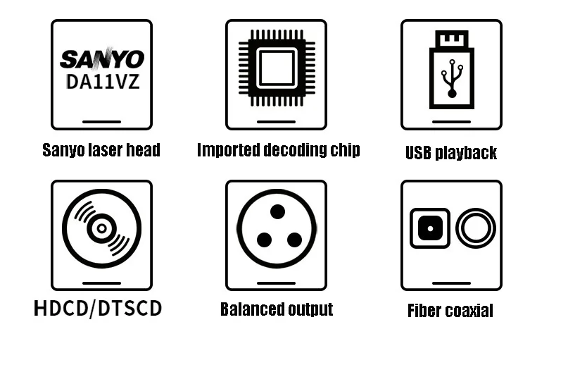 Latest Version British pure CD player, high fidelity home HiFi lossless music, USB Bluetooth, vinyl disc player