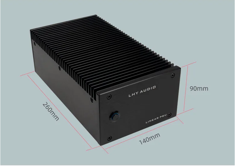 LHY AUDIO 120W/160W DC Linear Regulated Power Supply Audio 120VA Linear PSU DC 12V, 15V 19V, 24V For HDD NAS Router MAC PCHiFi
