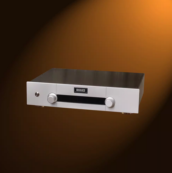 New finished  6C12 6N10  Electronic tube balanced single ended dual output digital volume HIFI preamplifier
