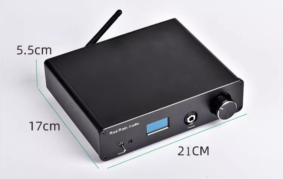 latest Rod rain audio DA10 dual core ES9038 DSD512 Bluetooth 5.4 decoder DAC headphone amplifier