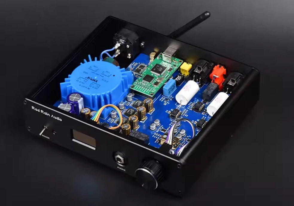 latest Rod rain audio DA10 dual core ES9038 DSD512 Bluetooth 5.4 decoder DAC headphone amplifier