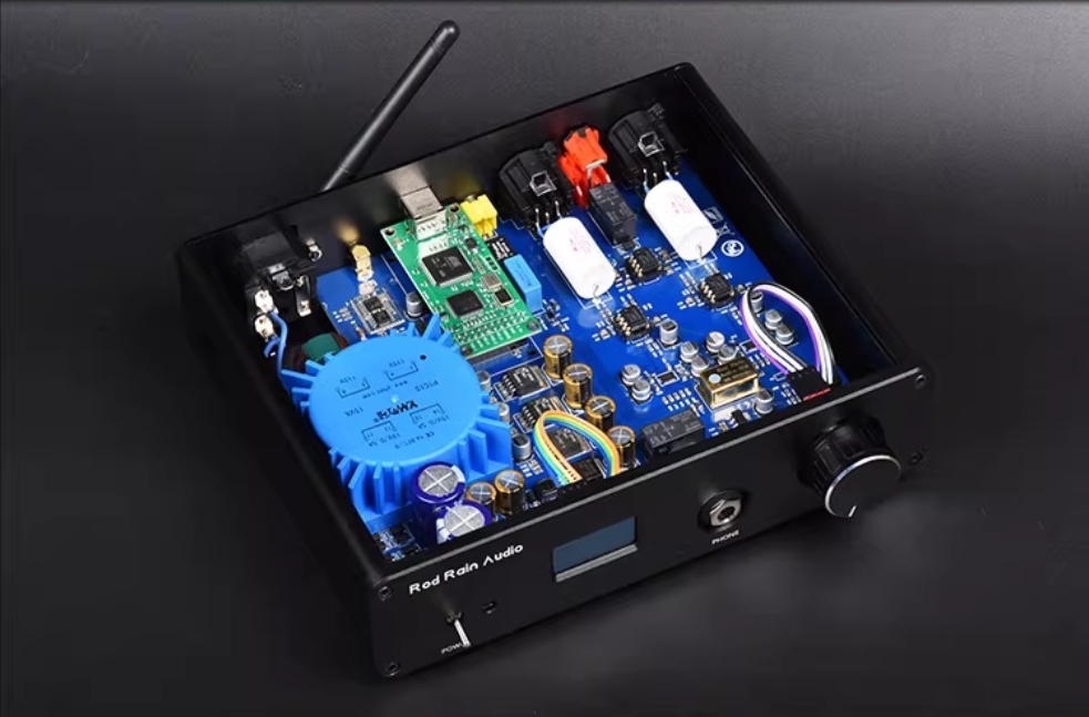 latest Rod rain audio DA10 dual core ES9038 DSD512 Bluetooth 5.4 decoder DAC headphone amplifier