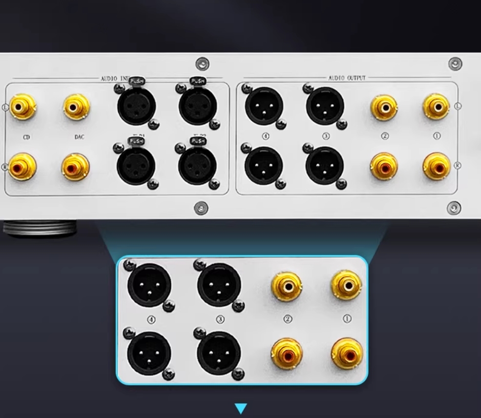 X1 Audiophile Class A HIFI fully balanced preamplifier with remote control