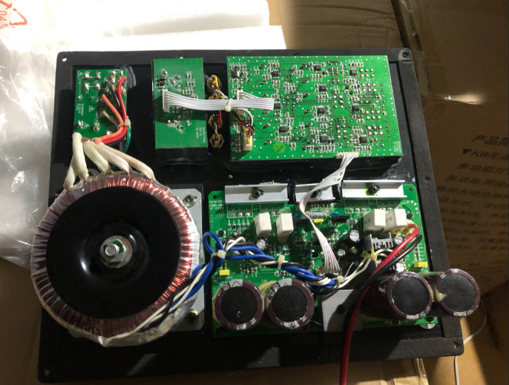 high power 2000W H800 A380 Subwoofer Power Amplifier Board with EQ faction