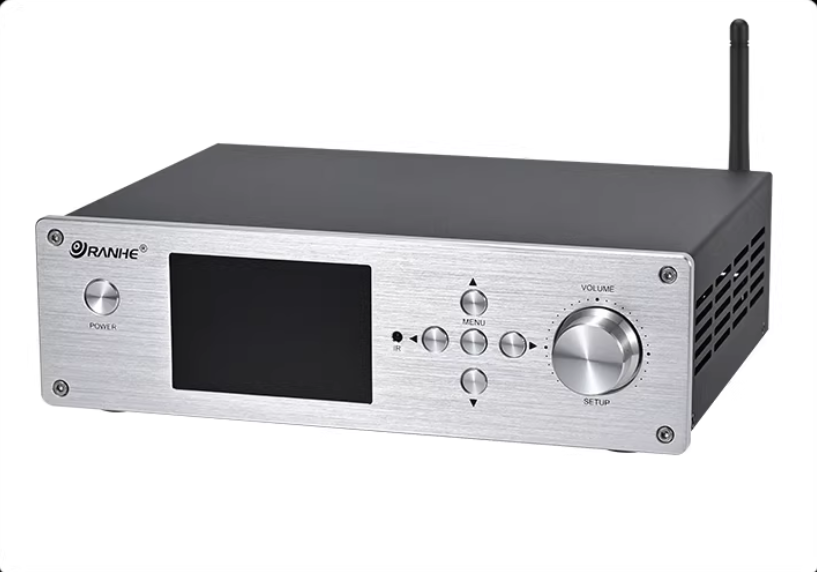 Desktop HIFI Digital Music Player Dual ES9039Q2M DAC QCC3084 Bluetooth 5.4 Decoding Music Turntable Support DSD256 DTS Decoding