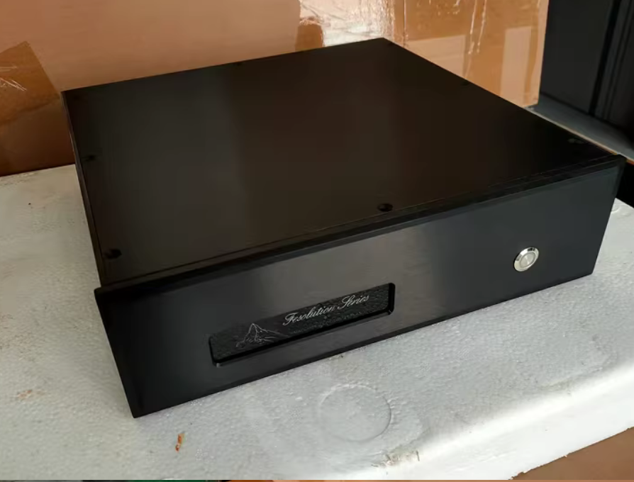 black FM amplifier Aluminum Amplifier Chassis preamplifier DIY enclosure install box 320*90*308mm or 258mm