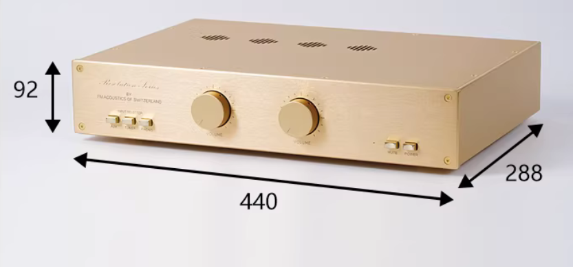 FM288 Full Aluminum Enclosure HiFi DIY Audio preamplifier chassis
