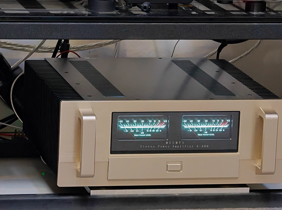 Musmys E-406 Class AB 320W*2 High Power Amplifier Refer To Accuphase E406 Household Hifi Pure Power Amplifier