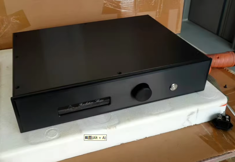 430mm*90mm*308mm FM Aluminum Amplifier Cabinet Preamp DIY chassis All Aluminum audio Cabinet