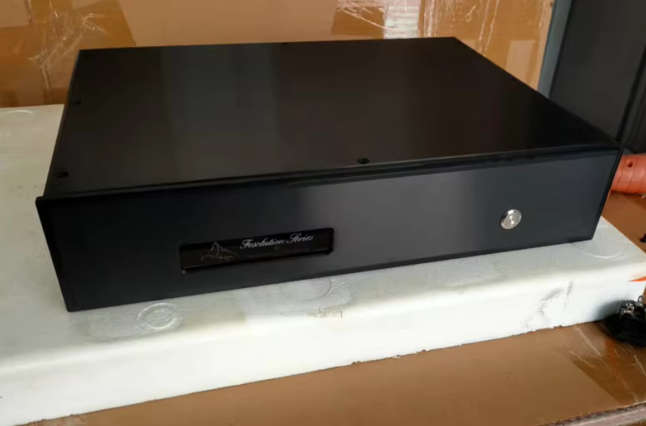 430mm*90mm*308mm FM Aluminum Amplifier Cabinet Preamp DIY chassis All Aluminum audio Cabinet