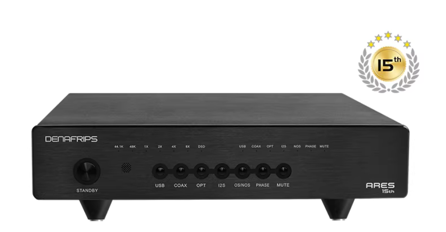 Denafrips ARES 15TH DAC R2R + Architettura DSD, Coaxial x1 OPT x 1, I2S x 1, USB2.0 B, Digital Signal Processing Through FPGA