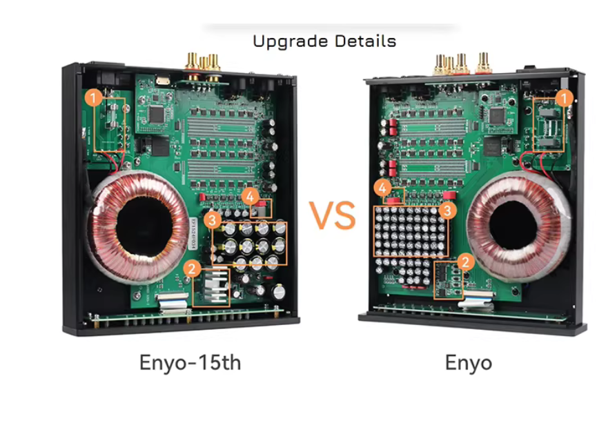 Denafrips Enyo 15th R2R Architettura DSD Veramente Bilanciata 24 bit R2R + 6 bit DSD Supports DSD, PCM Decoding, Up To 1536KHz