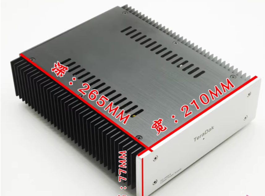TeraDak Dual output linear power supply 12V 3A + 12V 3A customize version