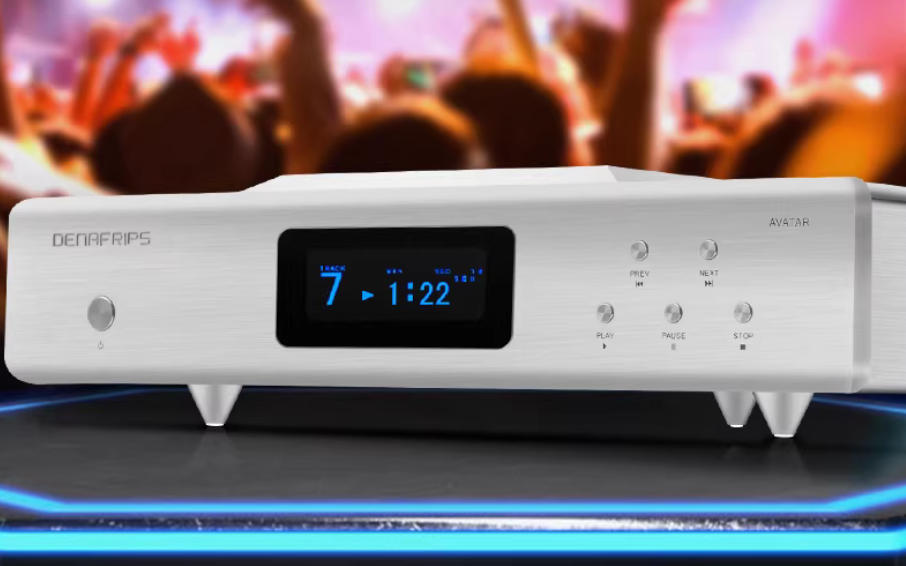 Denafrips AVATAR Lossless Music Top Opening CD Player Turntable, CDM4 Movement,AES/EBU/RCA/BNC/PCM/I2S.16bits 352.8kHz