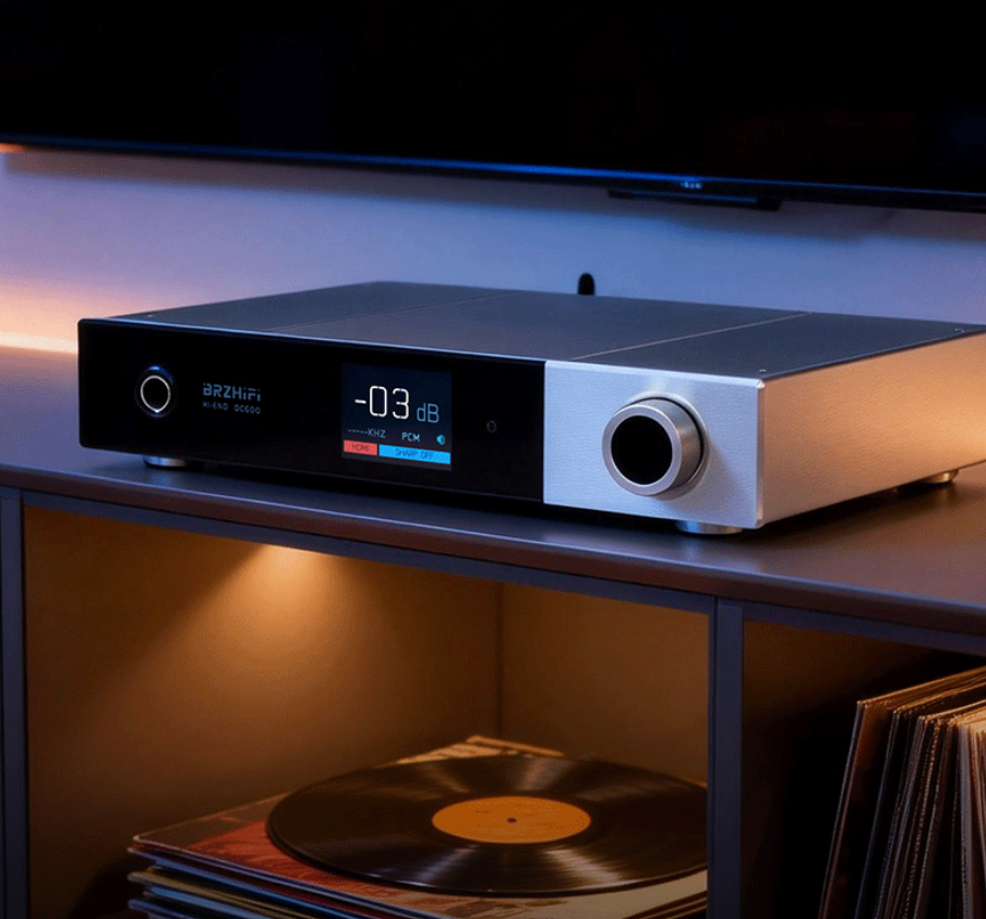 DC600  dual core Bluetooth 5.4 audio decoder AK4499EXEQ Amanero USB Universal Input | Immersive Hi-Fi Audio-Visual Experience Home Amplifier