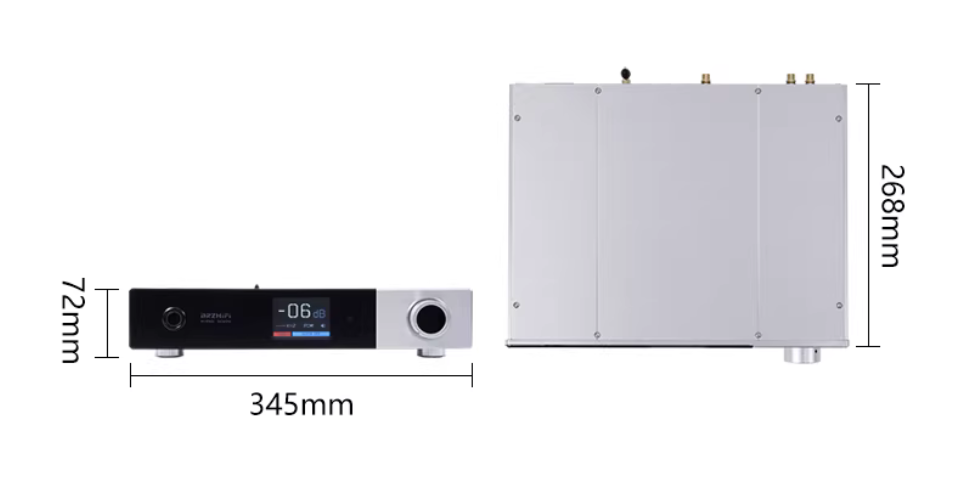 DC600  dual core Bluetooth 5.4 audio decoder AK4499EXEQ Amanero USB Universal Input | Immersive Hi-Fi Audio-Visual Experience Home Amplifier