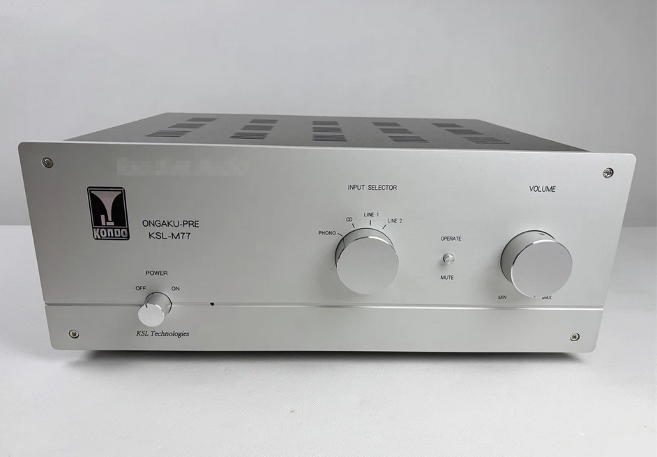 New finished Kondo M77 Electronic Tube Preamplifier ,12AY7*8 HIFI Preamplifier.With Electronic Tube Playback MM Function