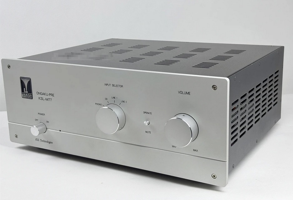 New finished Kondo M77 Electronic Tube Preamplifier ,12AY7*8 HIFI Preamplifier.With Electronic Tube Playback MM Function
