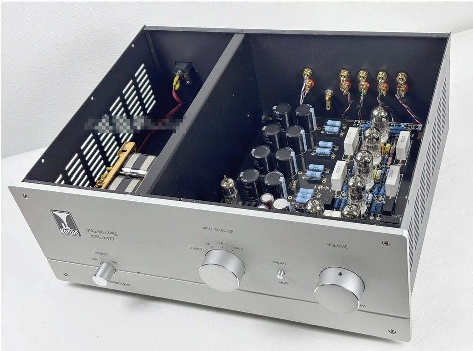 New finished Kondo M77 Electronic Tube Preamplifier ,12AY7*8 HIFI Preamplifier.With Electronic Tube Playback MM Function