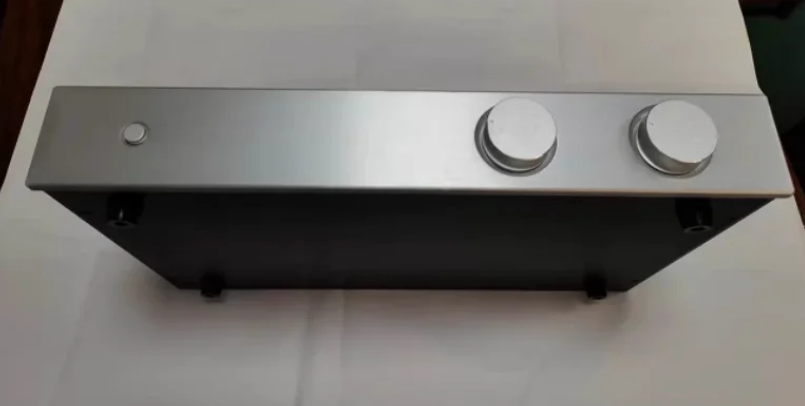 YR/ All aluminum amplifier chassis /Decoder/ power filter/Power Amplifier Chassis/ AMP Enclosure DIY box (430 *65 *280mm)
