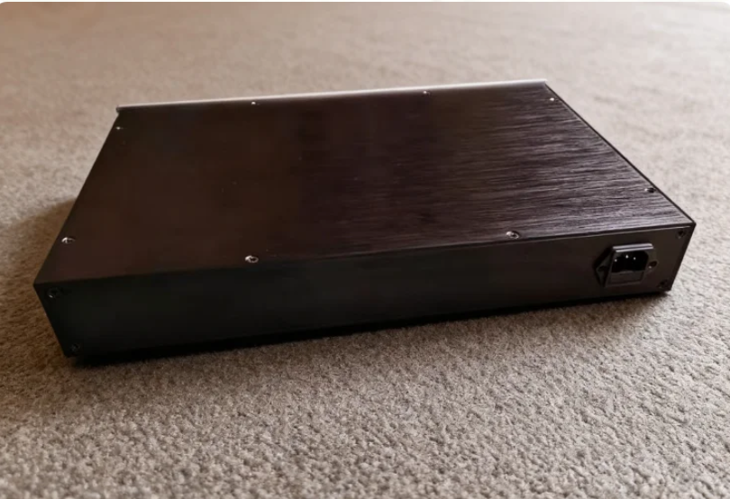 YR/ All aluminum amplifier chassis /Decoder/ power filter/Power Amplifier Chassis/ AMP Enclosure DIY box (430 *65 *280mm)