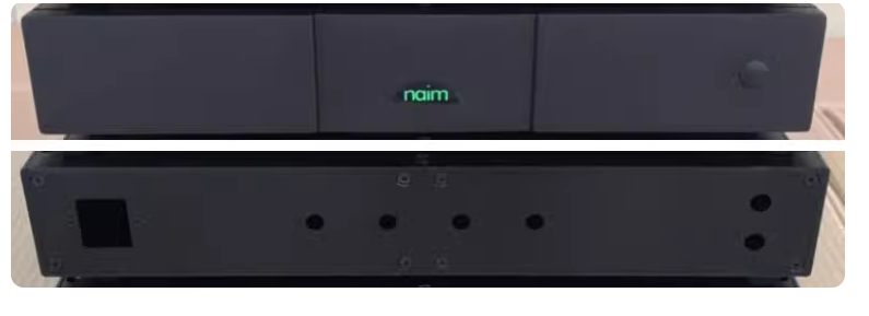 (430*70* 258/308mm) replica Naim Ming all aluminum preamplifier  decoding amplifier chassis NAP552 /Power amplifier cabinet