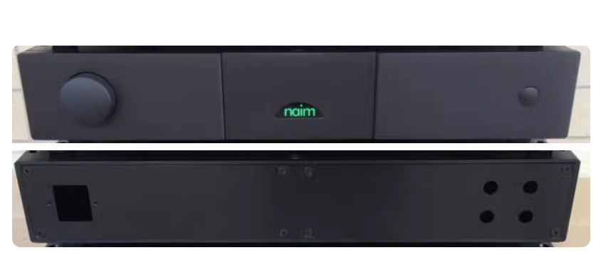 (430*70* 258/308mm) replica Naim Ming all aluminum preamplifier  decoding amplifier chassis NAP552 /Power amplifier cabinet