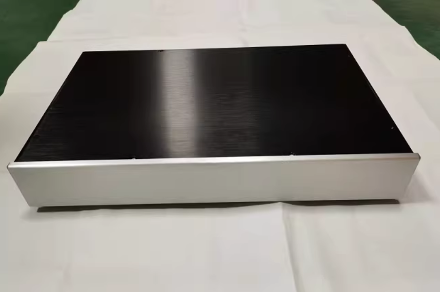 YR/ All aluminum amplifier chassis /Decoder/ power filter/Power Amplifier Chassis/ AMP Enclosure DIY box (430 *65 *280mm)