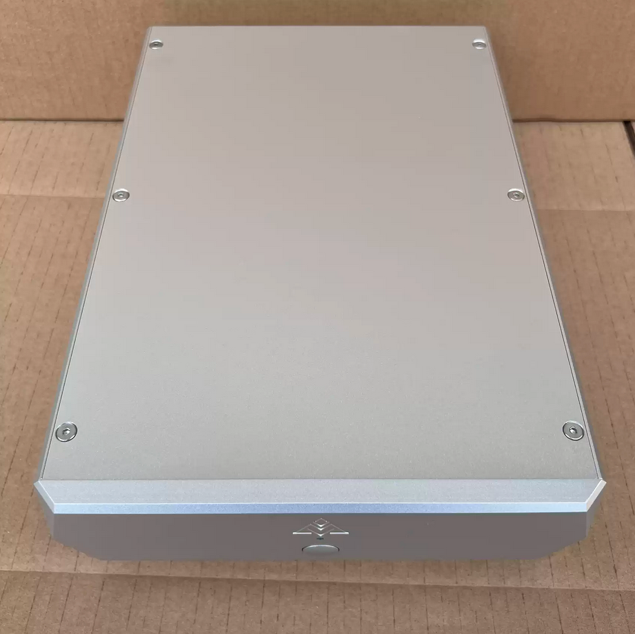 Silver Clock circuit case Linear power supply chassis Digital player box Full aluminum HIFI DIY decoder case