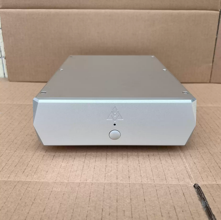 Silver Clock circuit case Linear power supply chassis Digital player box Full aluminum HIFI DIY decoder case