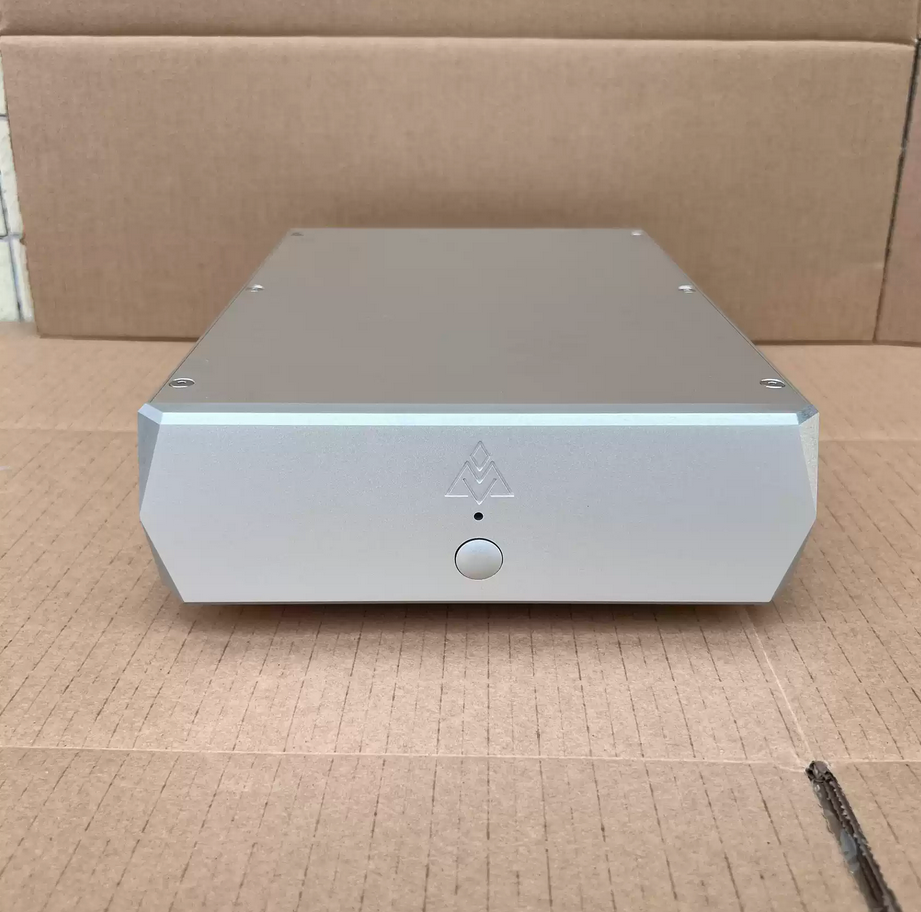 Silver Clock circuit case Linear power supply chassis Digital player box Full aluminum HIFI DIY decoder case
