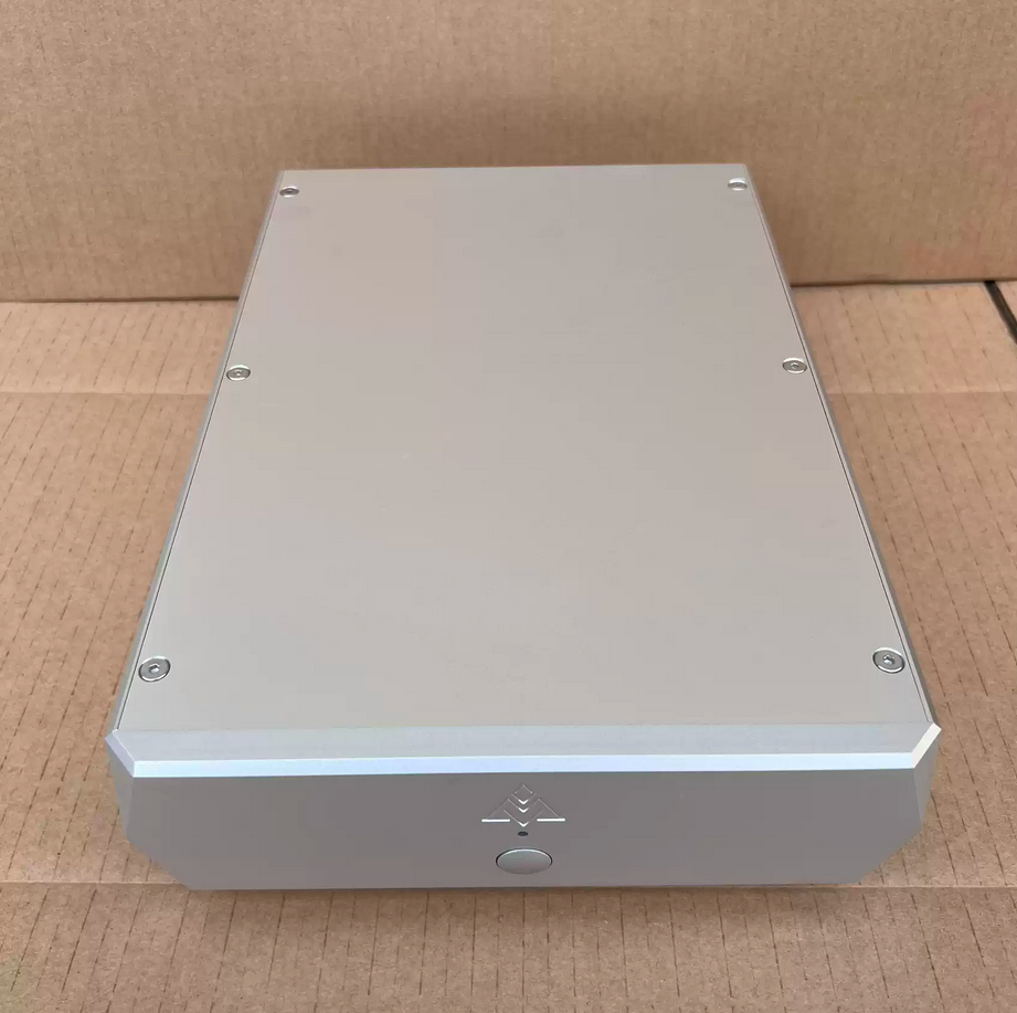 Silver Clock circuit case Linear power supply chassis Digital player box Full aluminum HIFI DIY decoder case