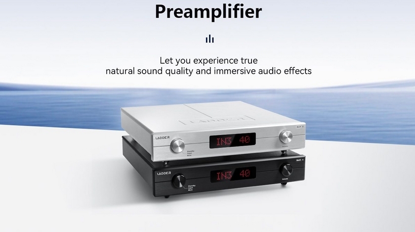 Ladder Chopin Fully Balanced HiFi Preamplifier R-to-R Structure Stable Output Amplifier RCA XLR