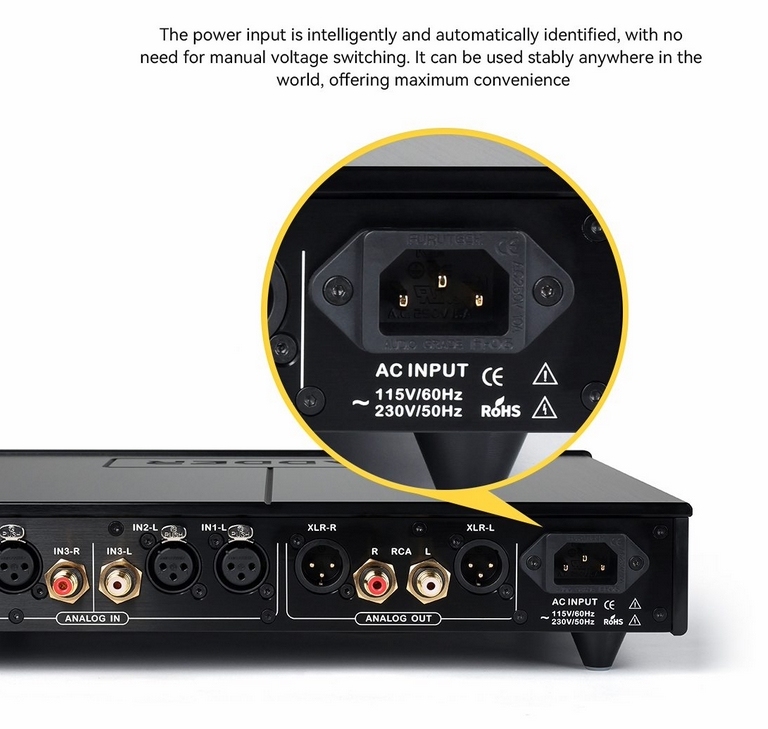 Ladder Chopin Fully Balanced HiFi Preamplifier R-to-R Structure Stable Output Amplifier RCA XLR