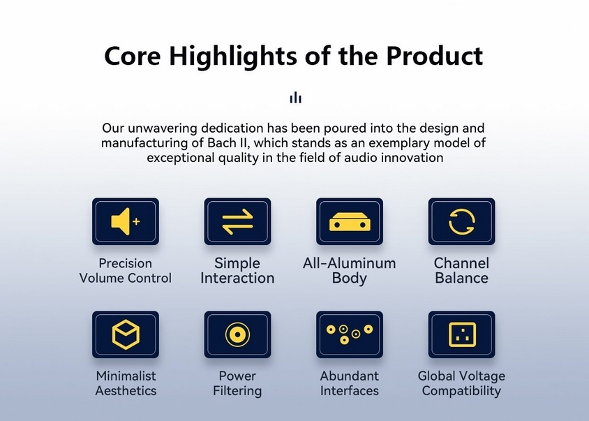 Ladder Chopin Fully Balanced HiFi Preamplifier R-to-R Structure Stable Output Amplifier RCA XLR