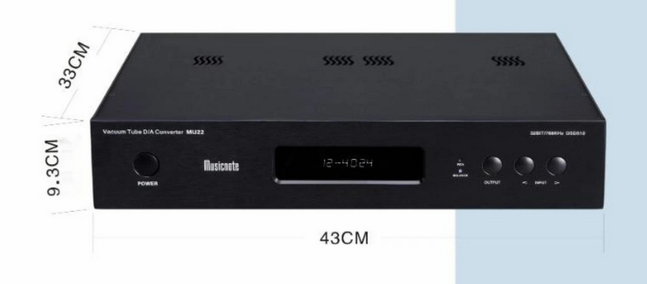 Musicnote MU22 MKII High-end DAC Audio Decoder Dual 9038Pro HIFI tube audio amplifier decoder