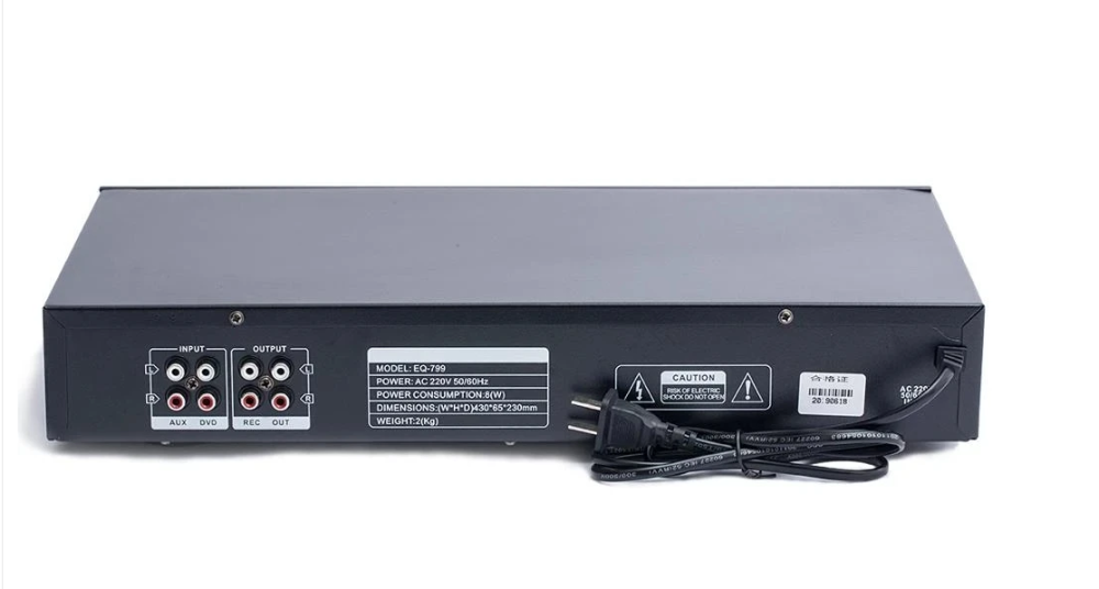 Latest EQ-799 Dual 20-band Hifi Stereo Home / Professional Audio Equalizer For Amplifier