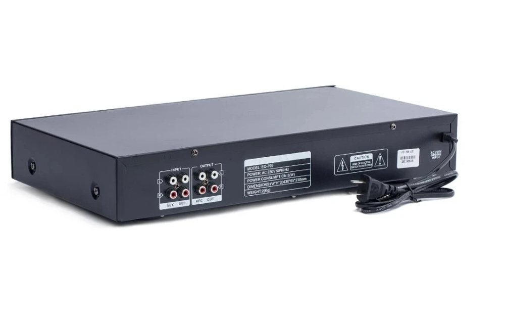 Latest EQ-799 Dual 20-band Hifi Stereo Home / Professional Audio Equalizer For Amplifier