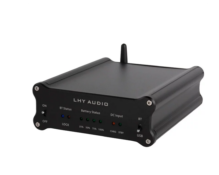 LHY Audio Battery Powered high end Digital Interface Sound Card Bluetooth 5.1 USB Optical SPDIF AES I2S PCM