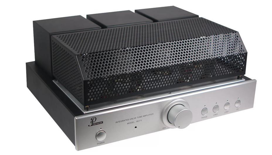 Musicnote MU71 high cost-effective 6N8P EL34 push-pull tube amplifier  RCA and balanced input hifi power amplifier