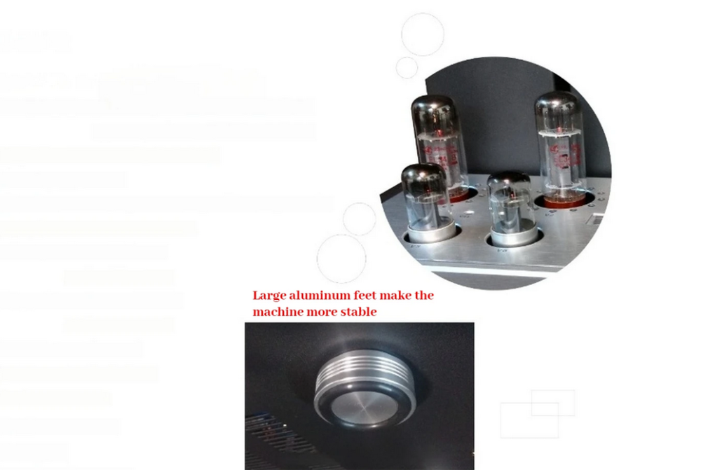 Musicnote MU71 high cost-effective 6N8P EL34 push-pull tube amplifier  RCA and balanced input hifi power amplifier