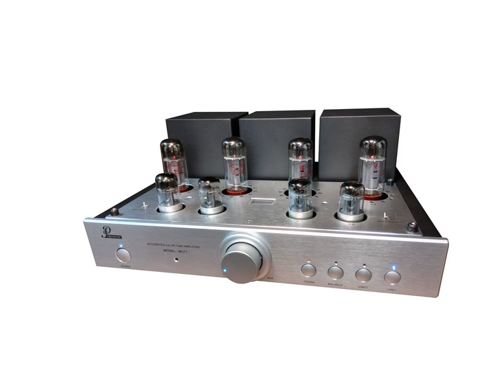 Musicnote MU71 high cost-effective 6N8P EL34 push-pull tube amplifier  RCA and balanced input hifi power amplifier