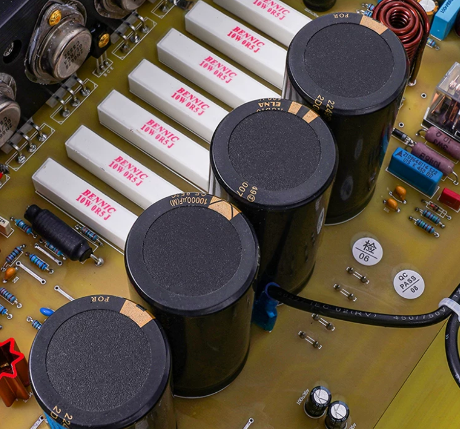 New silver Refer to FM711MK2 circuit high-power 250W*2 HIEND stereo amplifier with XLR input（Limited version）