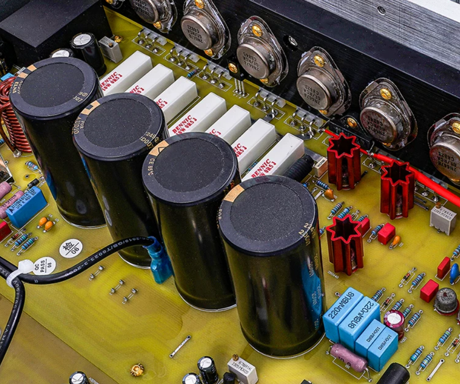 New silver Refer to FM711MK2 circuit high-power 250W*2 HIEND stereo amplifier with XLR input（Limited version）