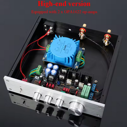 HIFI Fever-grade Pre-amp Mecha Class Three-segment High-bass Adjustment Equalizer Equipped with 49720 High-end Op Amp Pre-amp