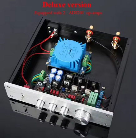 HIFI Fever-grade Pre-amp Mecha Class Three-segment High-bass Adjustment Equalizer Equipped with 49720 High-end Op Amp Pre-amp