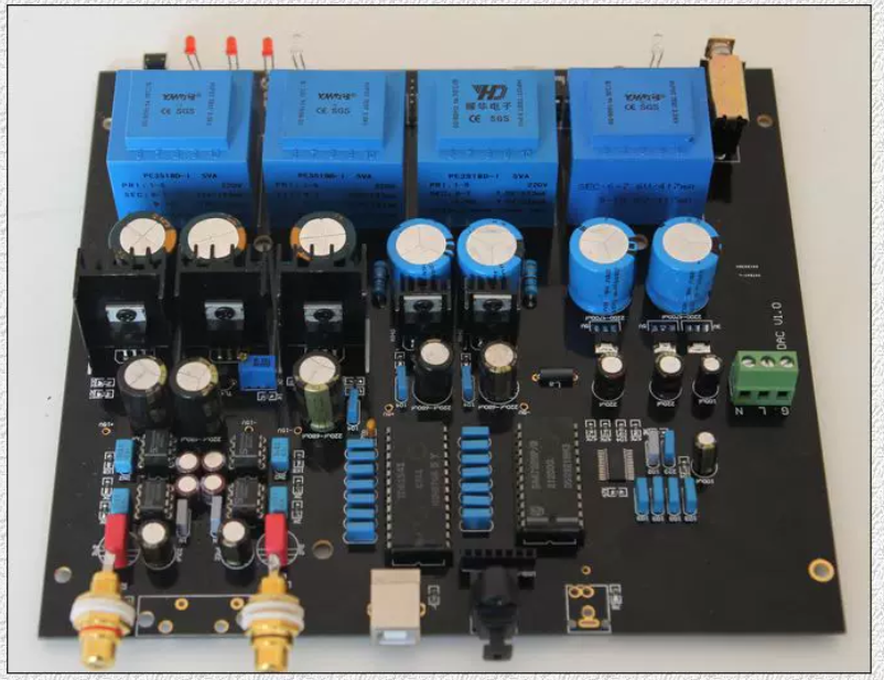 NEW L1541DAC gold TDA1541 fever decoder, coaxial, optical fiber, USB finished product