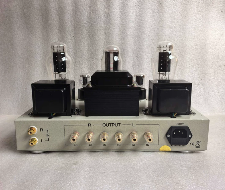 HiFi 2A3C Single ended Class A Vacuum tube Amplifier 5W 2 Channel Manual point-to-point Welding 2A3 Tube Amplifier Audio