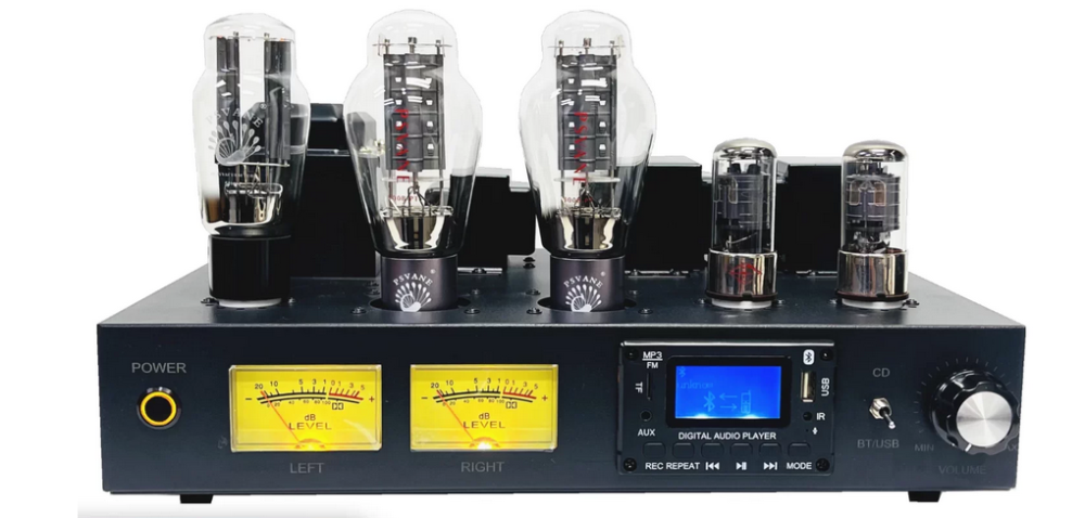 2026 New western electric 91 circuit 300B Decoding Edition Electronic Bluetooth Tube Amplifier Single End Class A amplifier DIY kit finished home USB tube amp